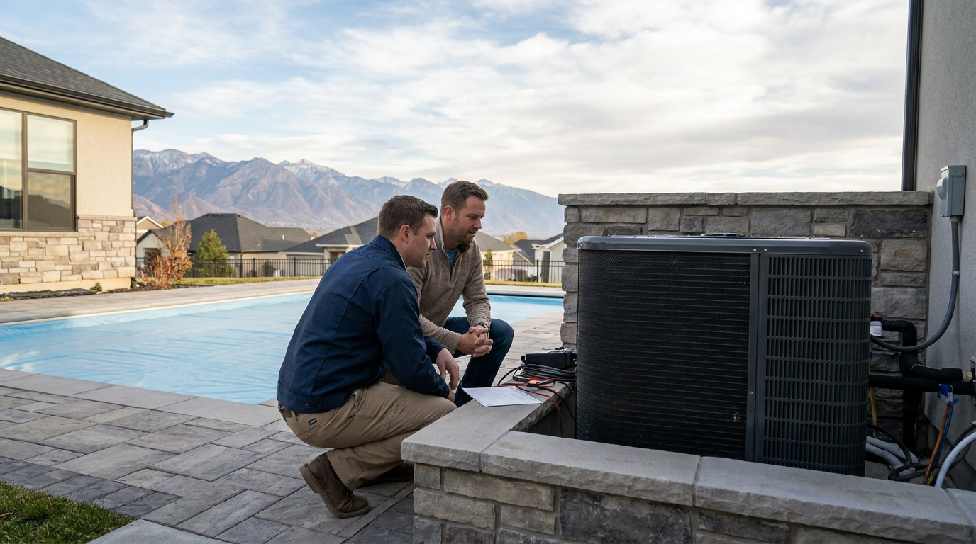 Illustration: Understanding Swimming Pool Heaters for Your Salt Lake City Home